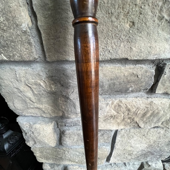 Retro Brass & Wood Bed Warmer - Picture 9 of 11